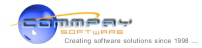 Quarter Sizw Web Site Logo Template - CommPay 405x95